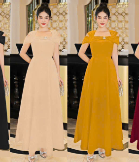 Đầm TK Đính Chữ