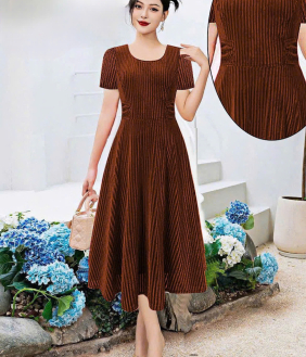 Đầm TK Xếp Ly 