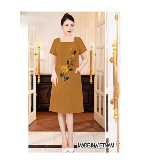 Đầm TK Thêu Hoa